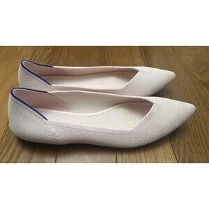 Rothy’s The Point Women’s 8 Pink Pointed Toe Ballet Flats Slip On Shoes